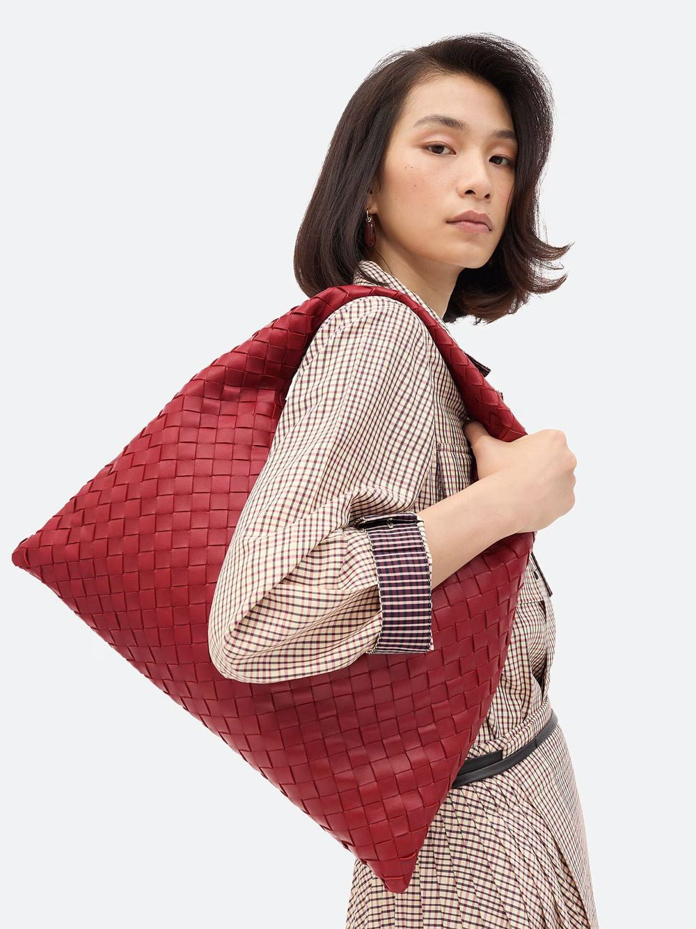 BOTTEGA VENETA Mini Intrecciato Leather Handbag