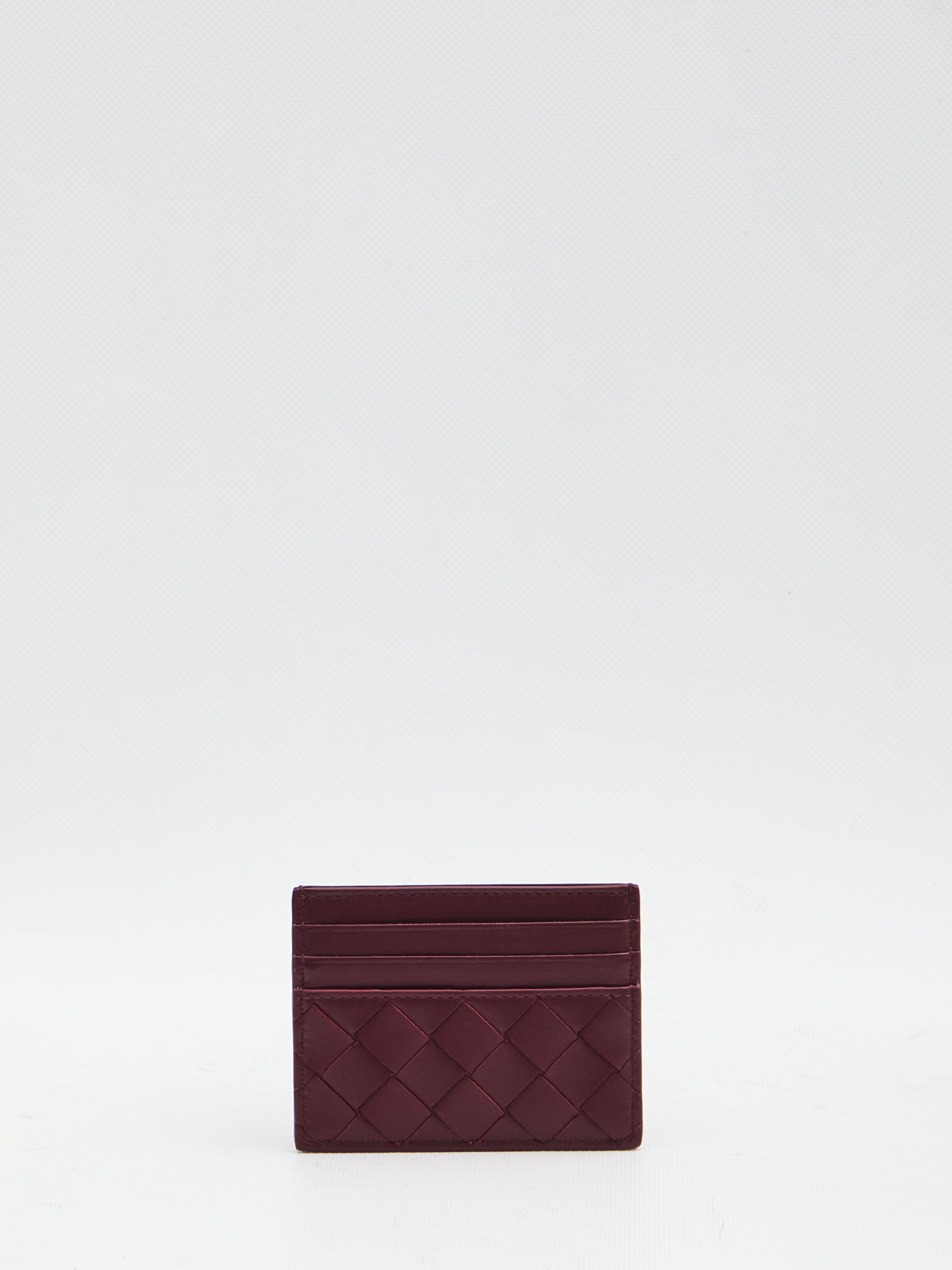BOTTEGA VENETA Mini Intrecciato Card Holder - 10.5 x 8 cm