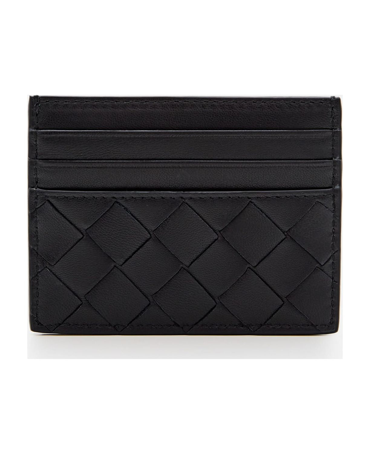 BOTTEGA VENETA Mini Intrecciato Card Holder - 8x10.5 cm