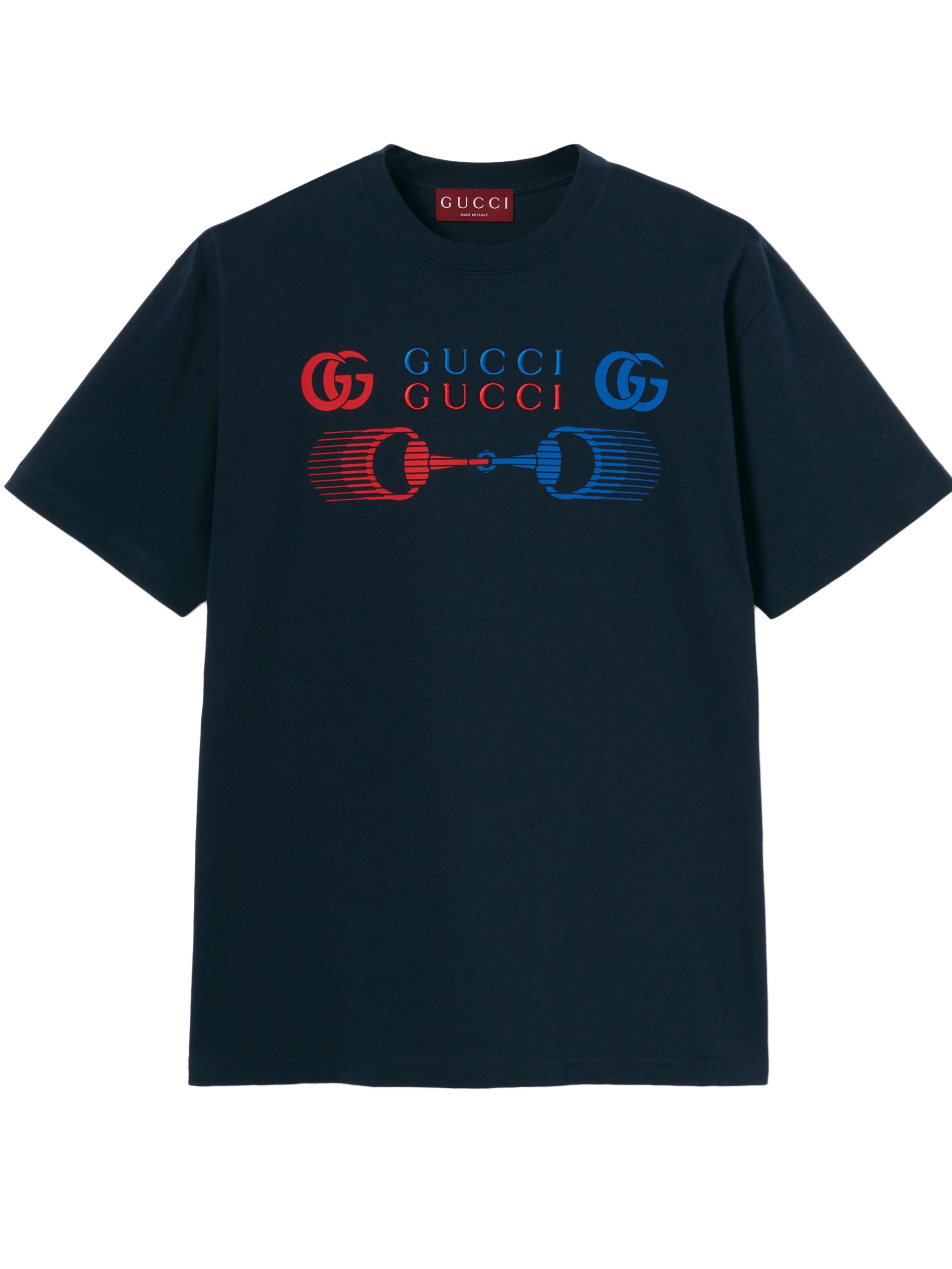 GUCCI Printed Cotton Crew-Neck T-Shirt - Size M