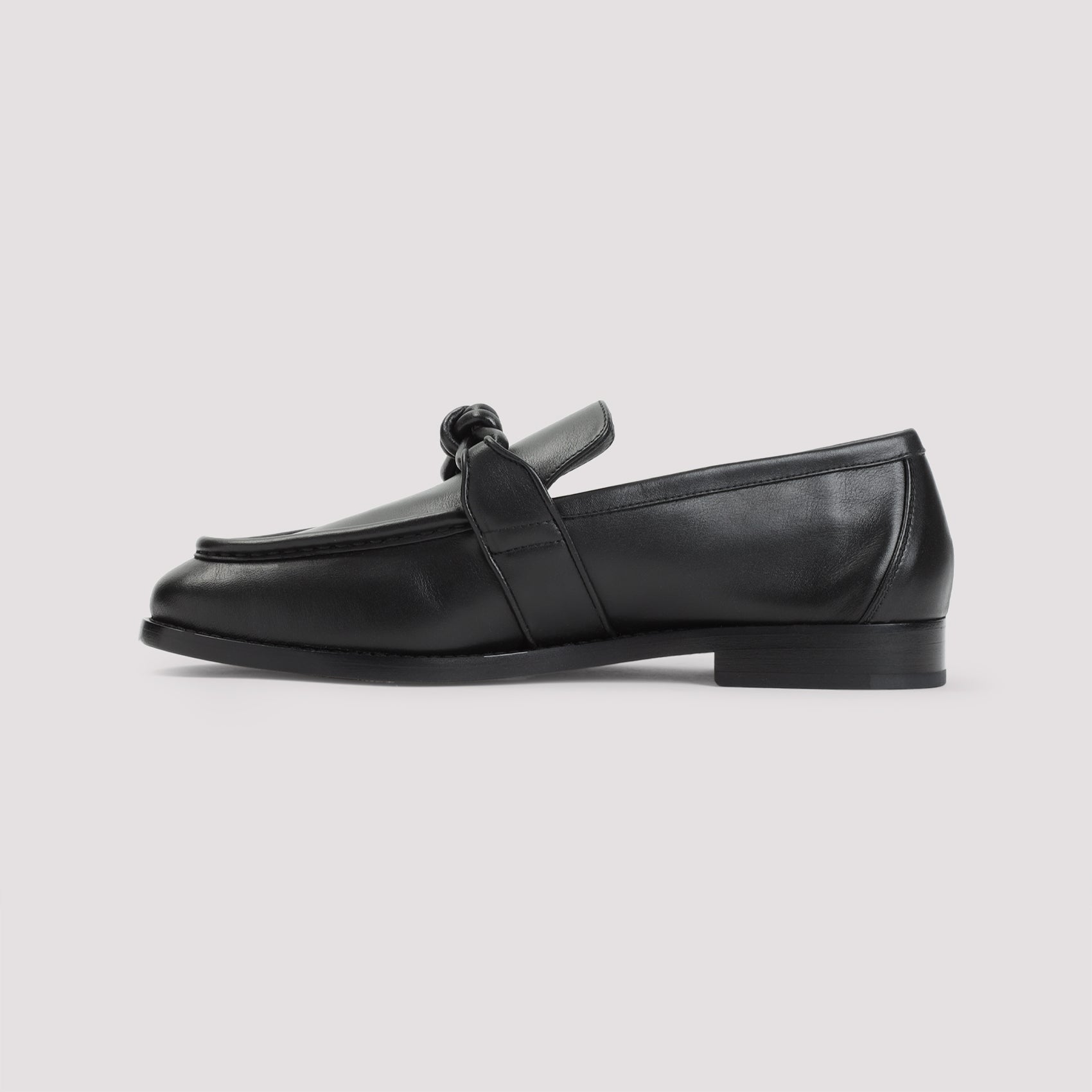 BOTTEGA VENETA Luxury Calfskin Loafers with Iconic Knot Detail