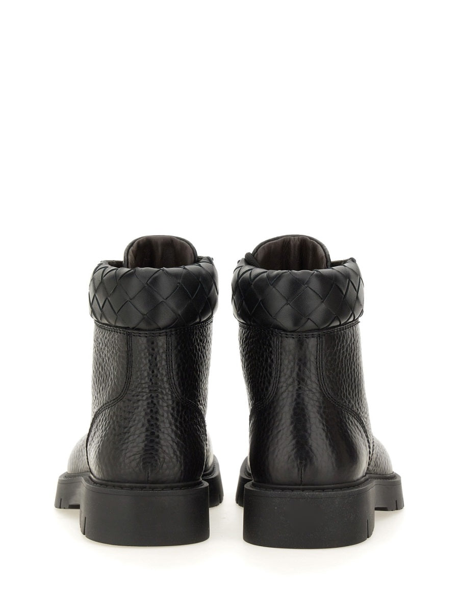 BOTTEGA VENETA Lace-Up Boot - Haddock Style