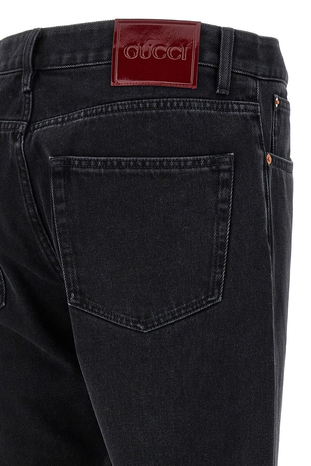 GUCCI Regular Fit Pants with Web Details - Size 31