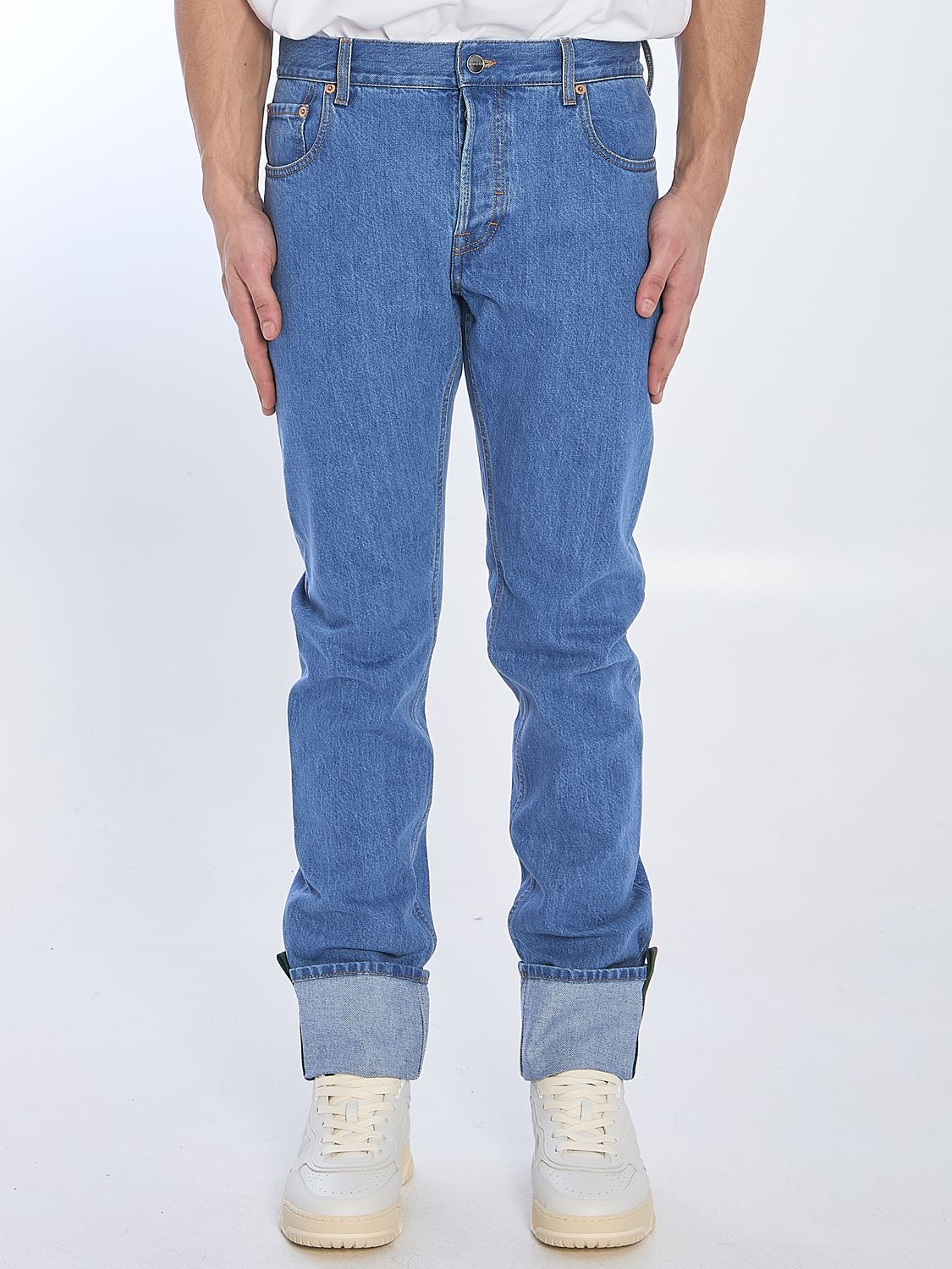 GUCCI 5-Pocket Straight-Leg Jeans for Men