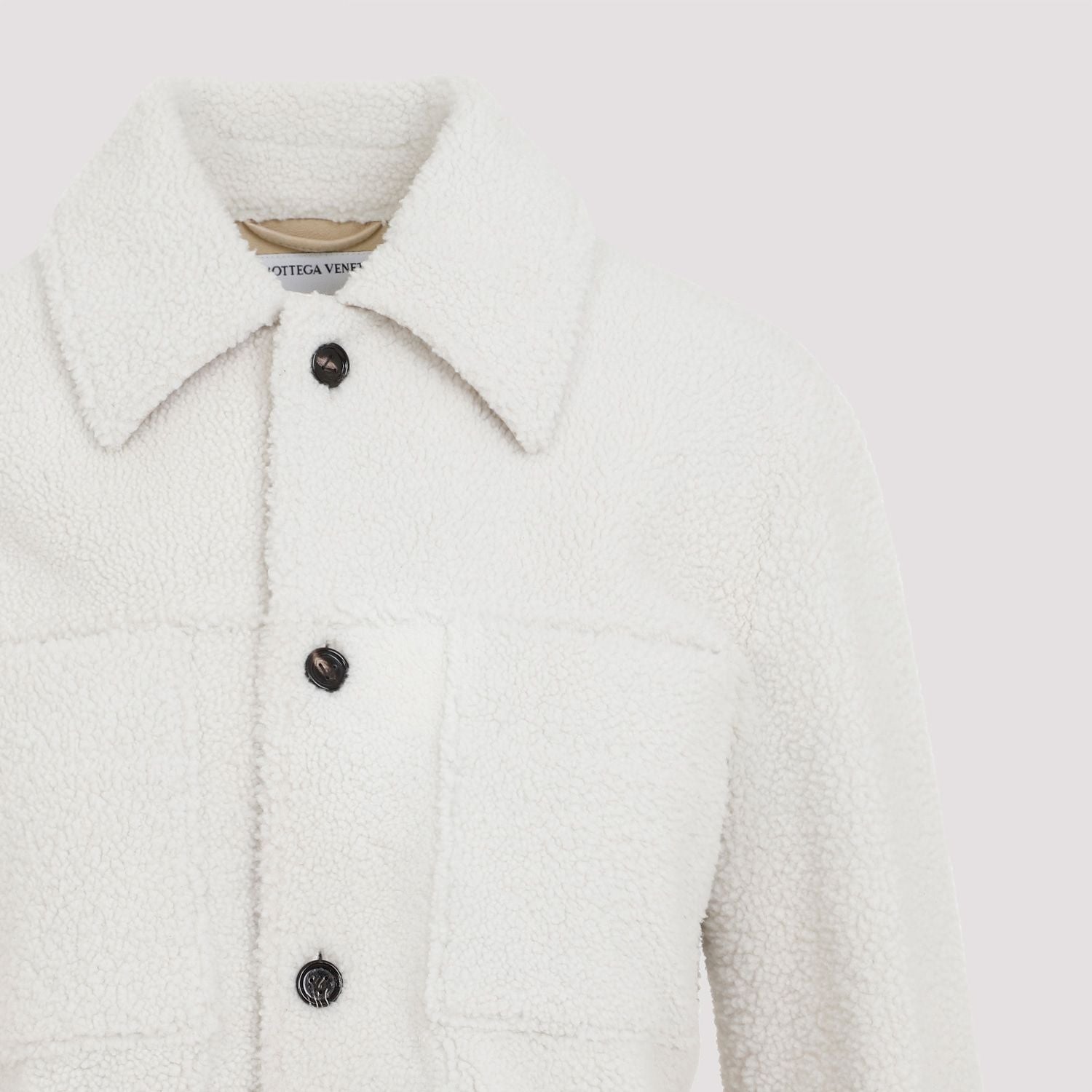BOTTEGA VENETA Oversized Shearling Shirt for Women