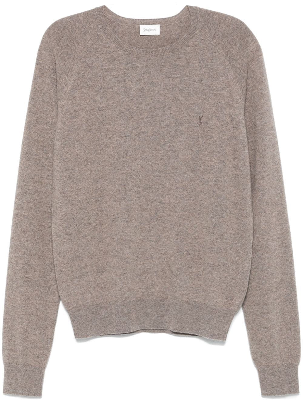 SAINT LAURENT Cassandre Pullover - Men’s Regular Fit Crewneck