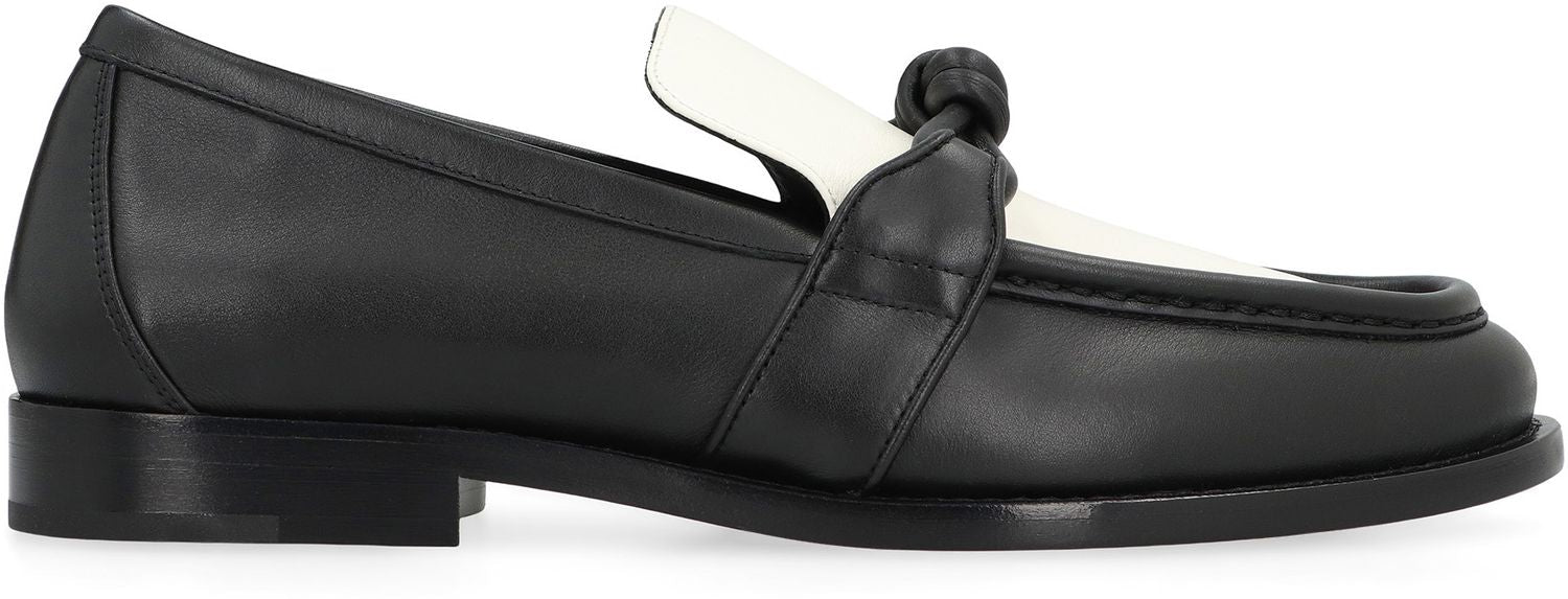 BOTTEGA VENETA Leather Loafers with Decorative Knot - SS25