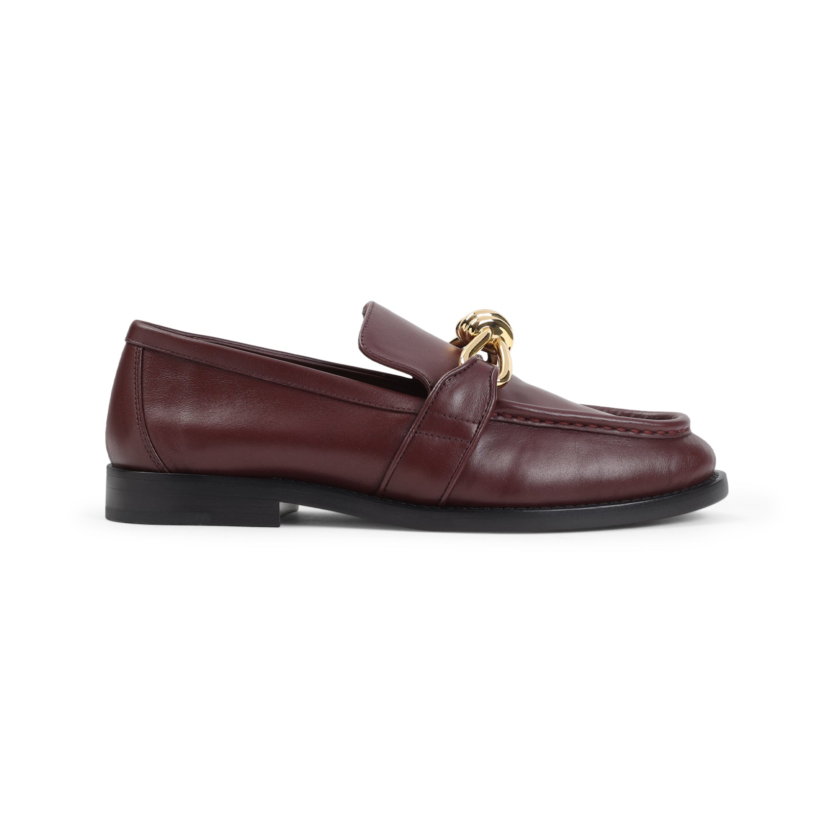 BOTTEGA VENETA Metallic Knot Loafer for Women