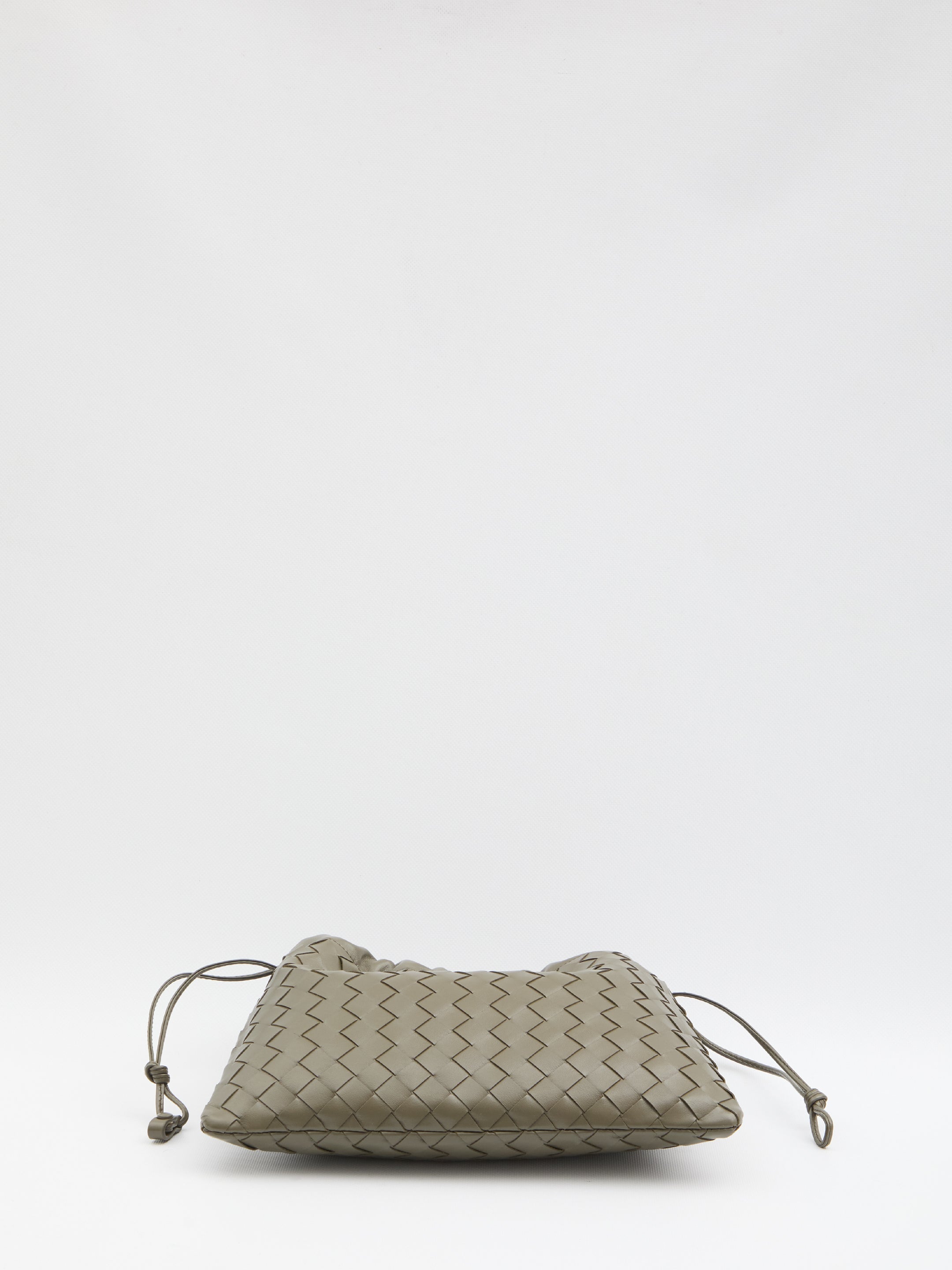 BOTTEGA VENETA Intrecciato Mini Leather Pochette - 23 cm x 32 cm