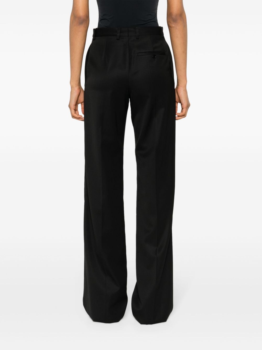 BALENCIAGA Chic Wool Trousers for Women - Straight Cut