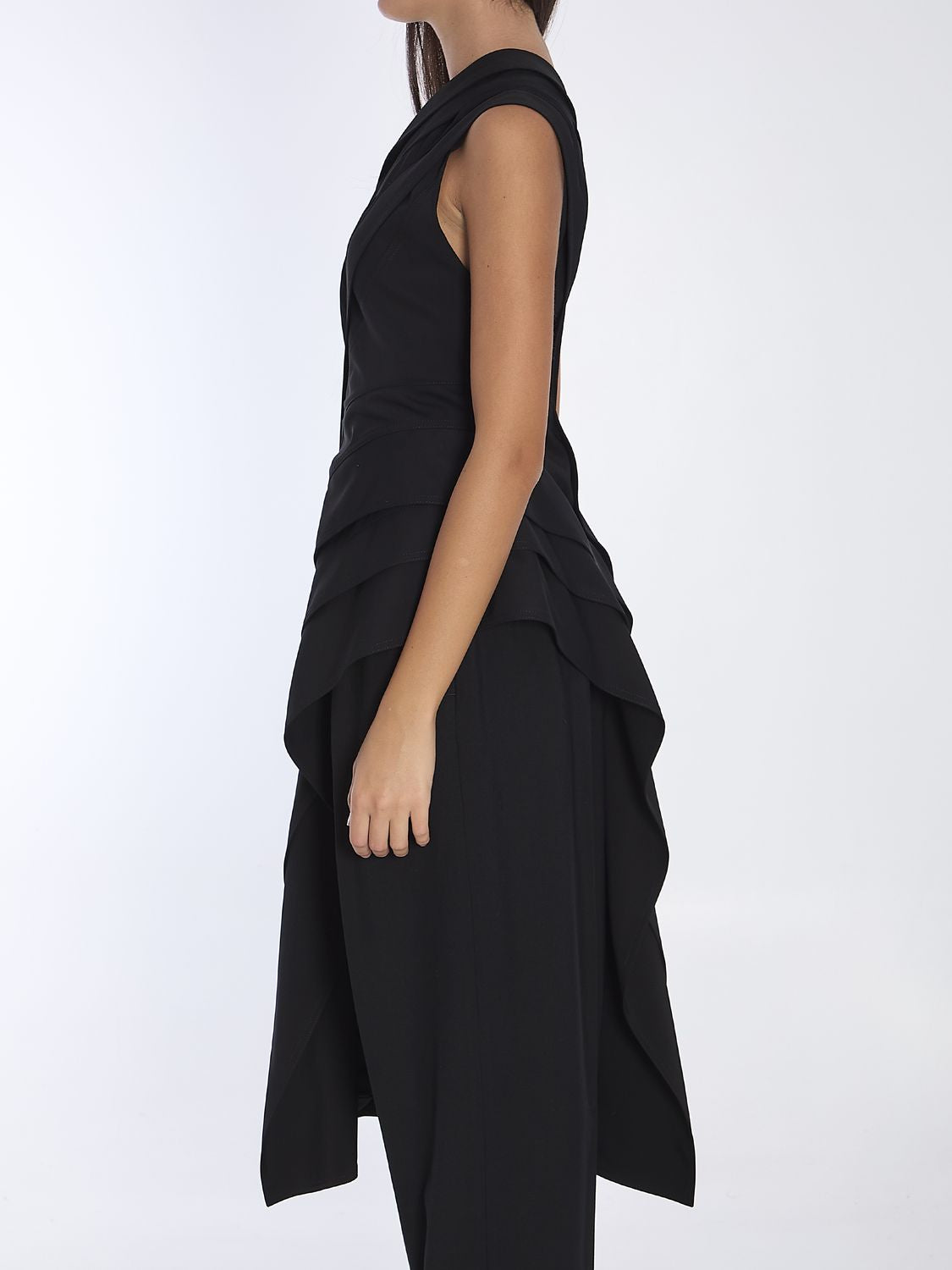 BOTTEGA VENETA Stretch Viscose Drape Side Top for Women