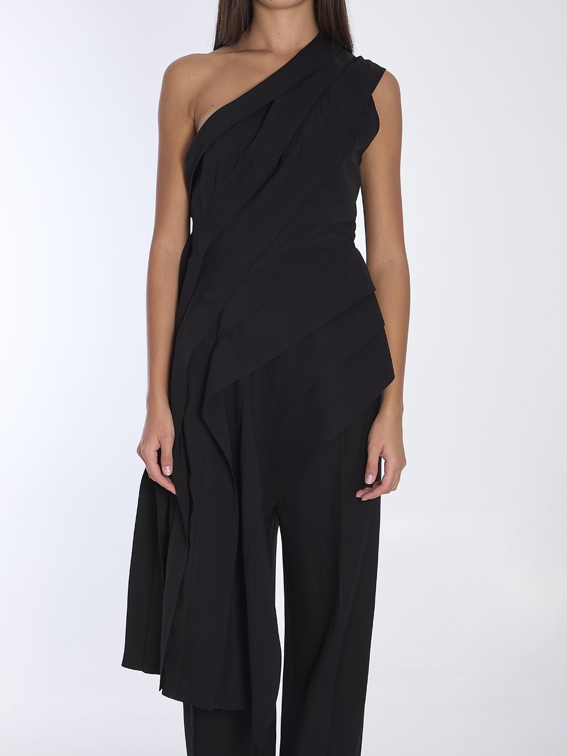 BOTTEGA VENETA Stretch Viscose Drape Side Top for Women