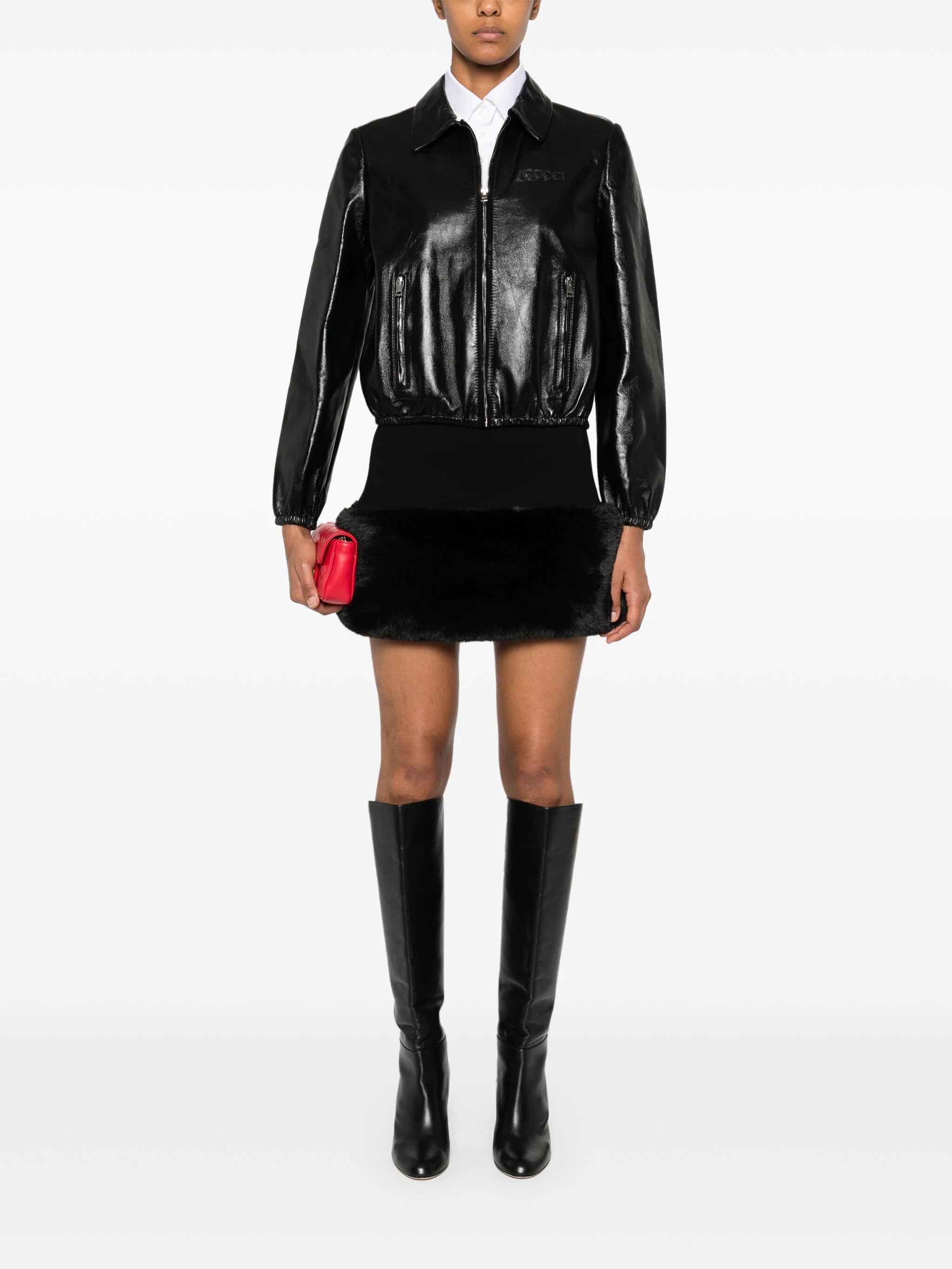 GUCCI Chic Leather Jacket for Women