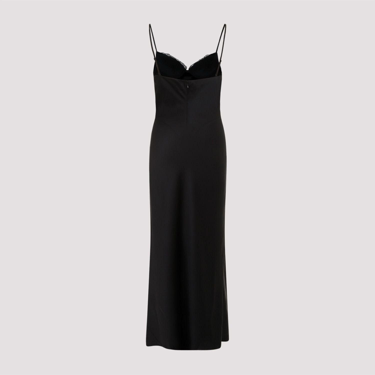 ALEXANDER MCQUEEN Elegant Satin Evening Dress