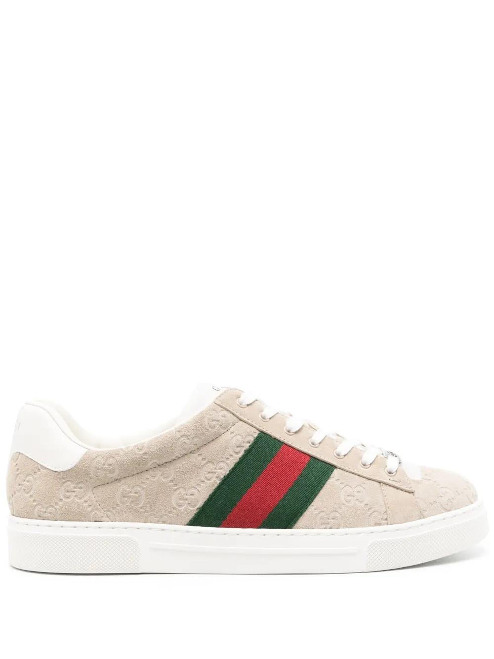 GUCCI Men's Ace Sneaker with Web Detail