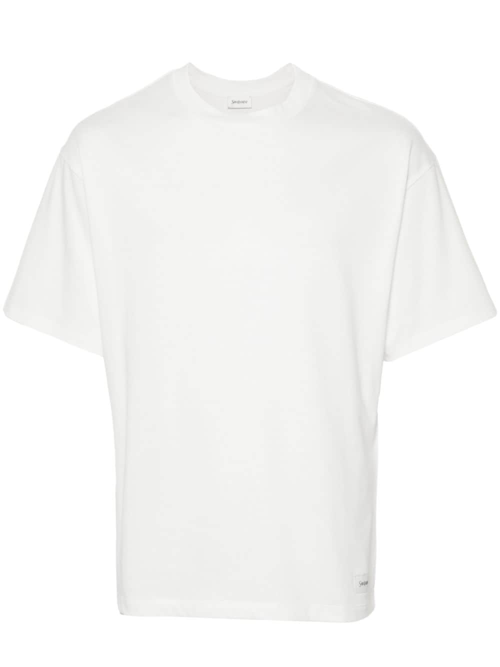SAINT LAURENT Lightweight Modal Crew Neck T-Shirt for Men