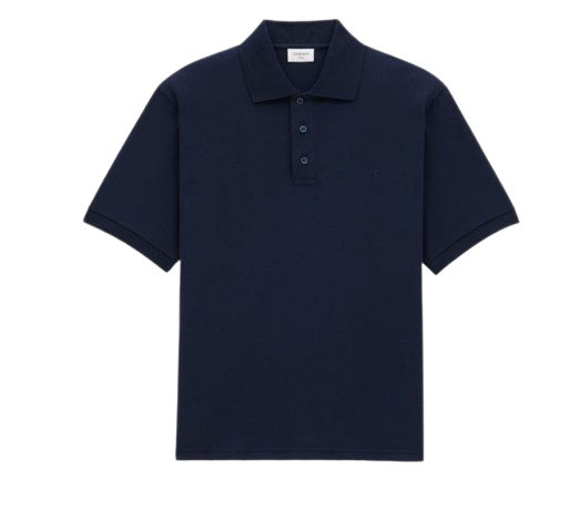 SAINT LAURENT Piqué Weave Polo Shirt for Men