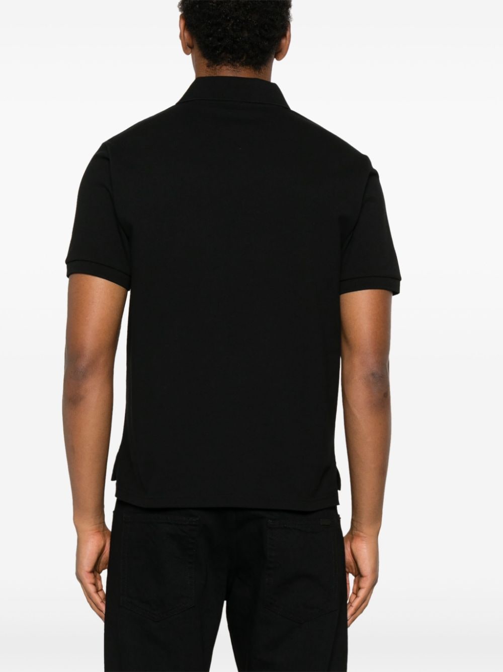 SAINT LAURENT Cassandre Regular Fit Polo - Size L