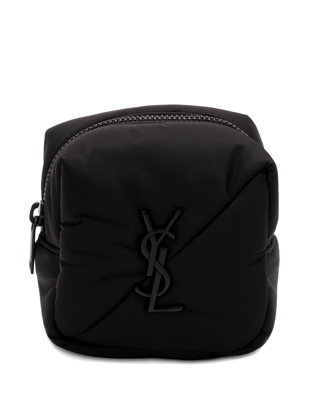 SAINT LAURENT Quilted Nylon Bucket Handbag
