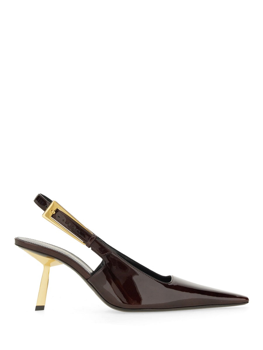 SAINT LAURENT Chic Leather Heels for Effortless Elegance