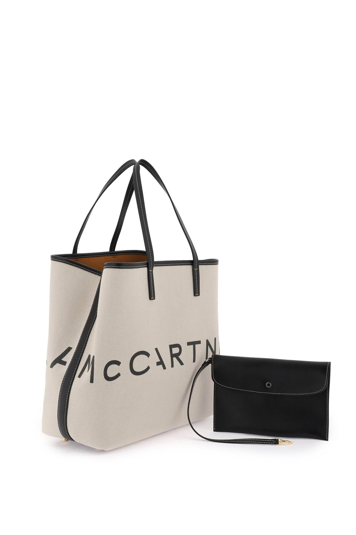 STELLA MCCARTNEY Eco-Friendly Banatex and Canvas Tote Handbag