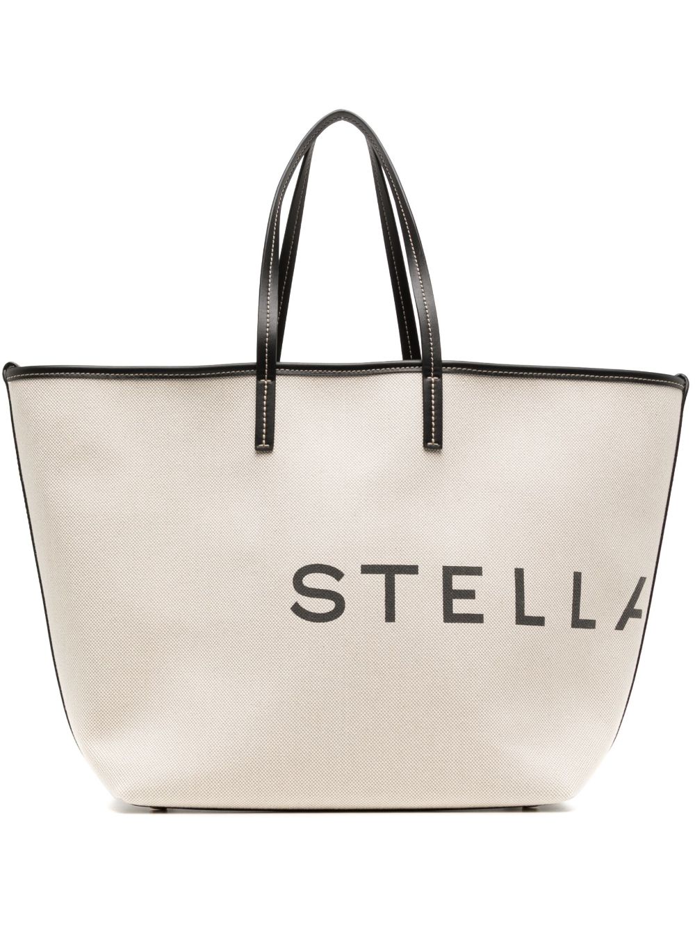 STELLA MCCARTNEY Eco-Friendly Banatex and Canvas Tote Handbag