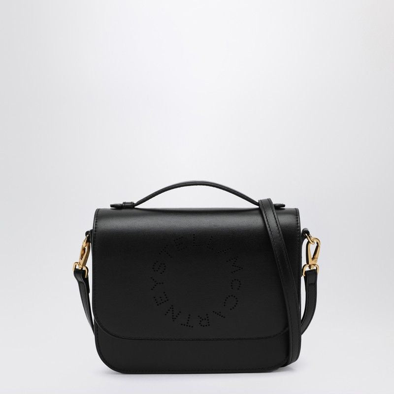 STELLA MCCARTNEY Eco-Leather Shoulder Handbag with Black Logo