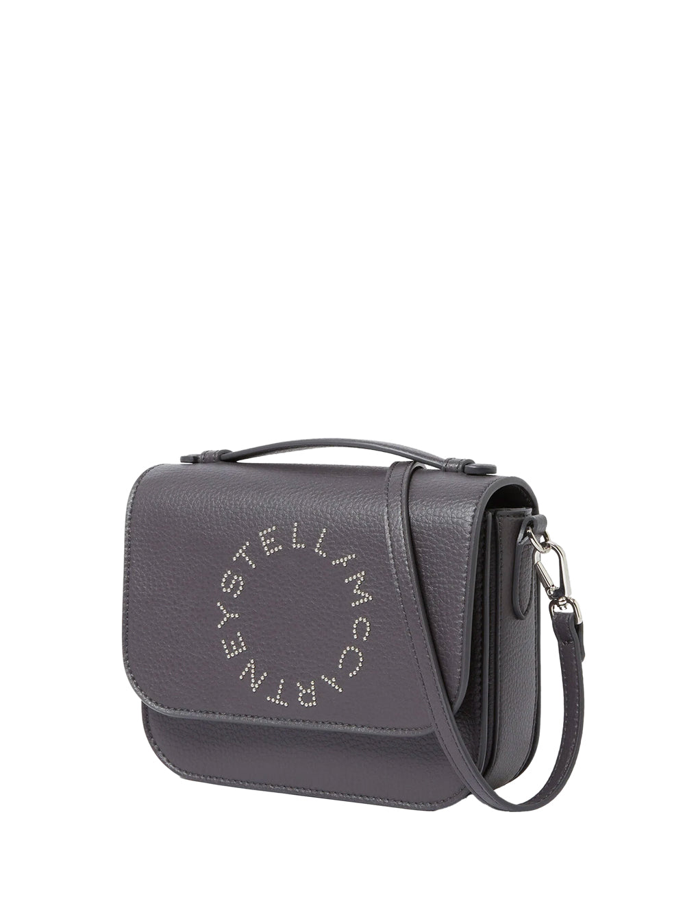 STELLA MCCARTNEY Logo Messenger Handbag with Strap - Mini Size