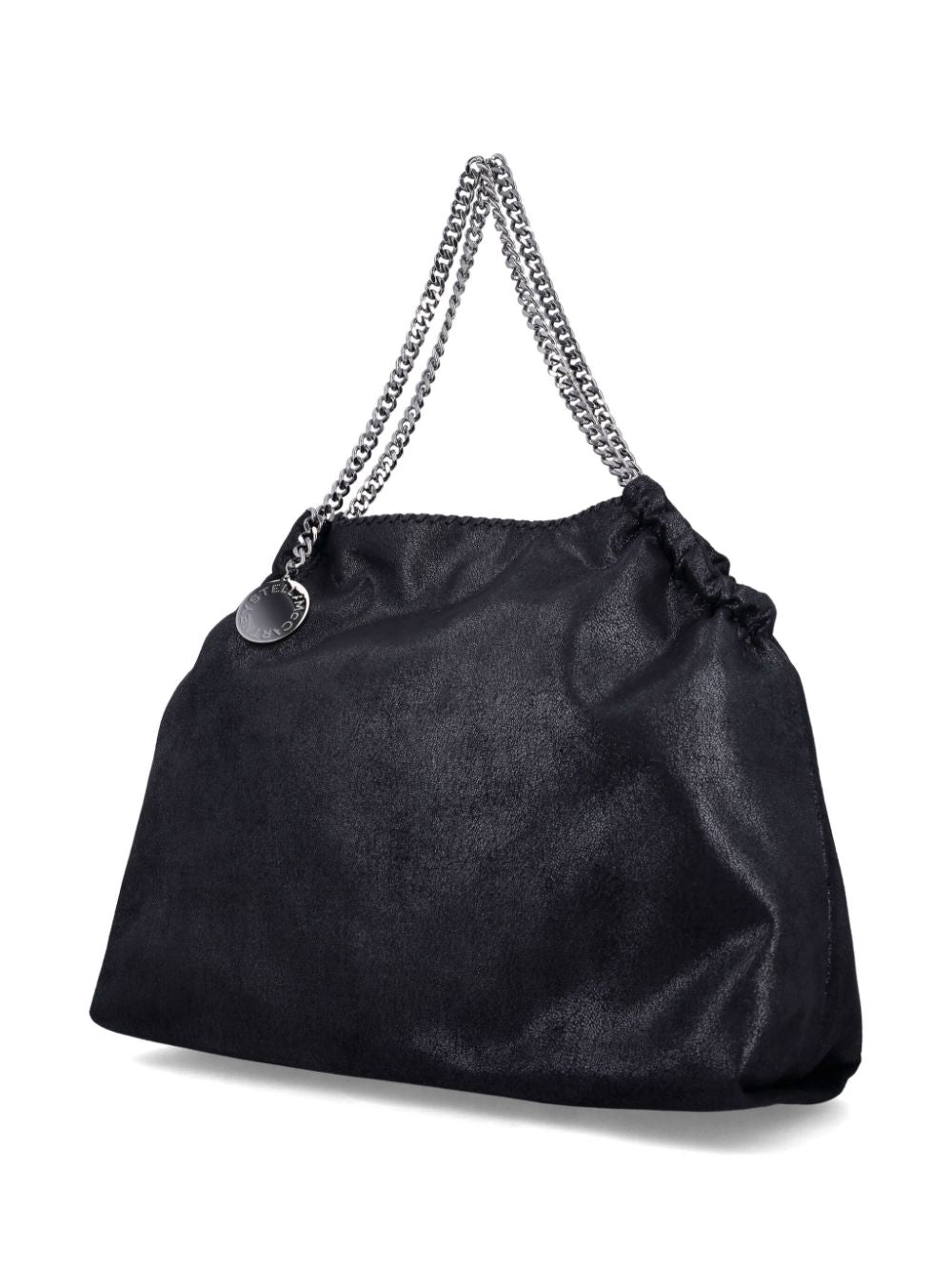 STELLA MCCARTNEY Stylish and Durable Polyester Handbag with Chain-Link Handles