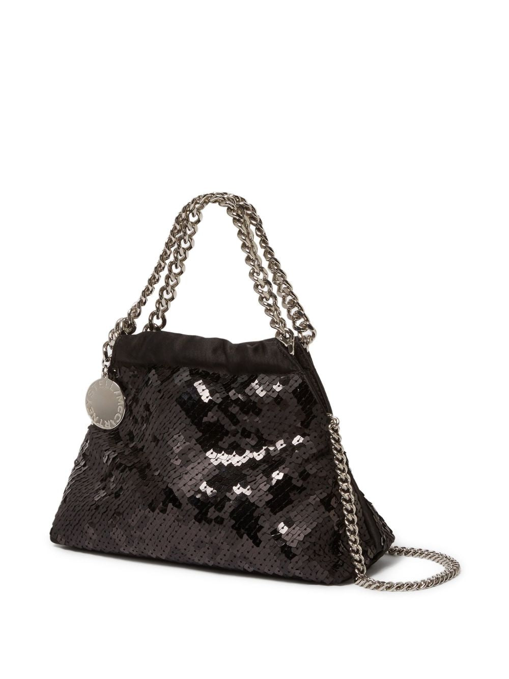 STELLA MCCARTNEY Mini Sequined Handbag with Chain Handle