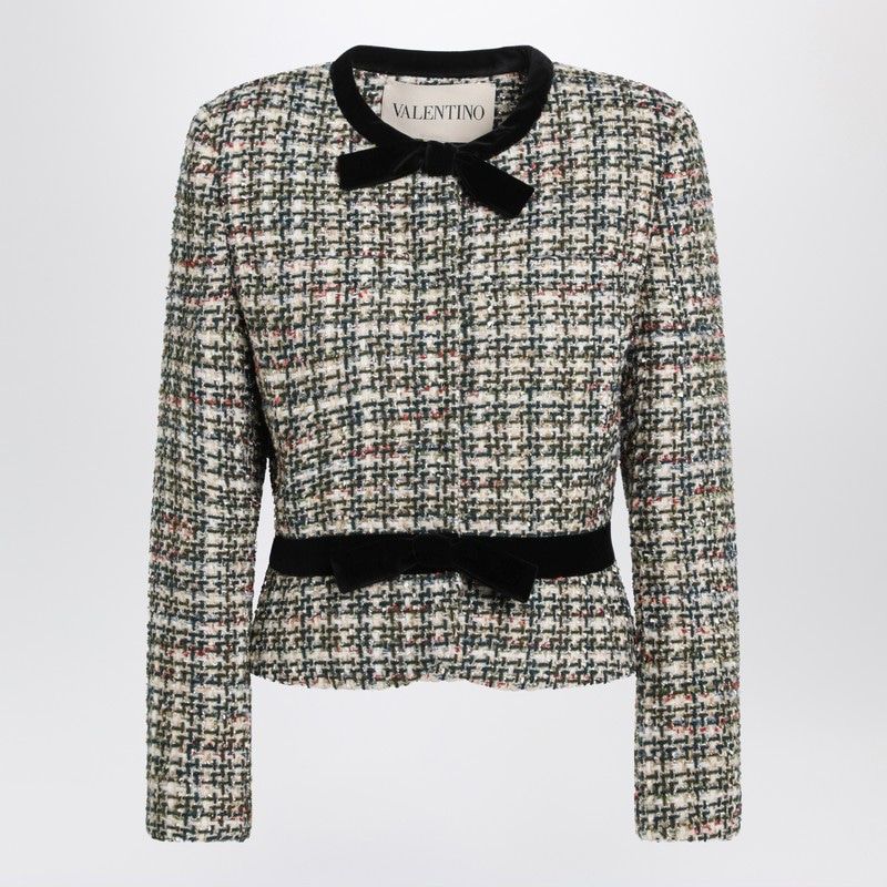VALENTINO Tweed Multi Jacket - Women's Outerwear