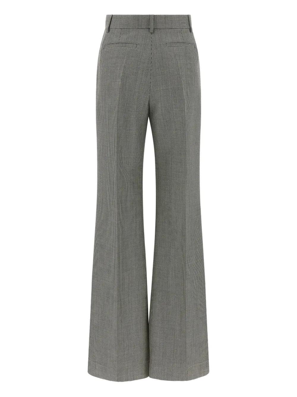 VALENTINO Houndstooth Flared Trousers