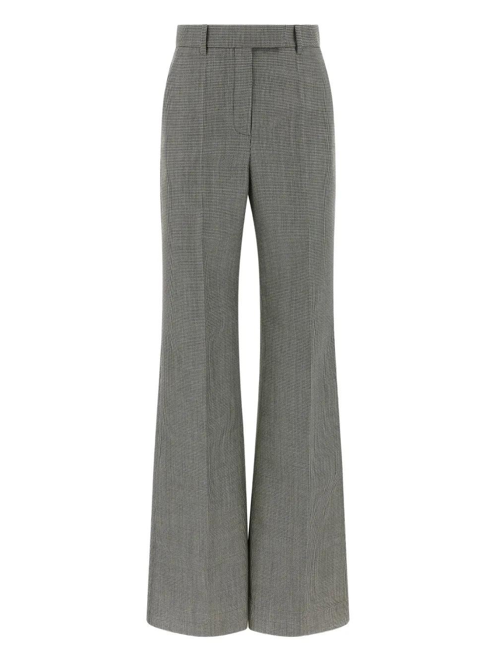 VALENTINO Houndstooth Flared Trousers