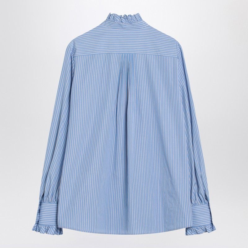 VALENTINO Ruffled Cotton Poplin Shirt for Women