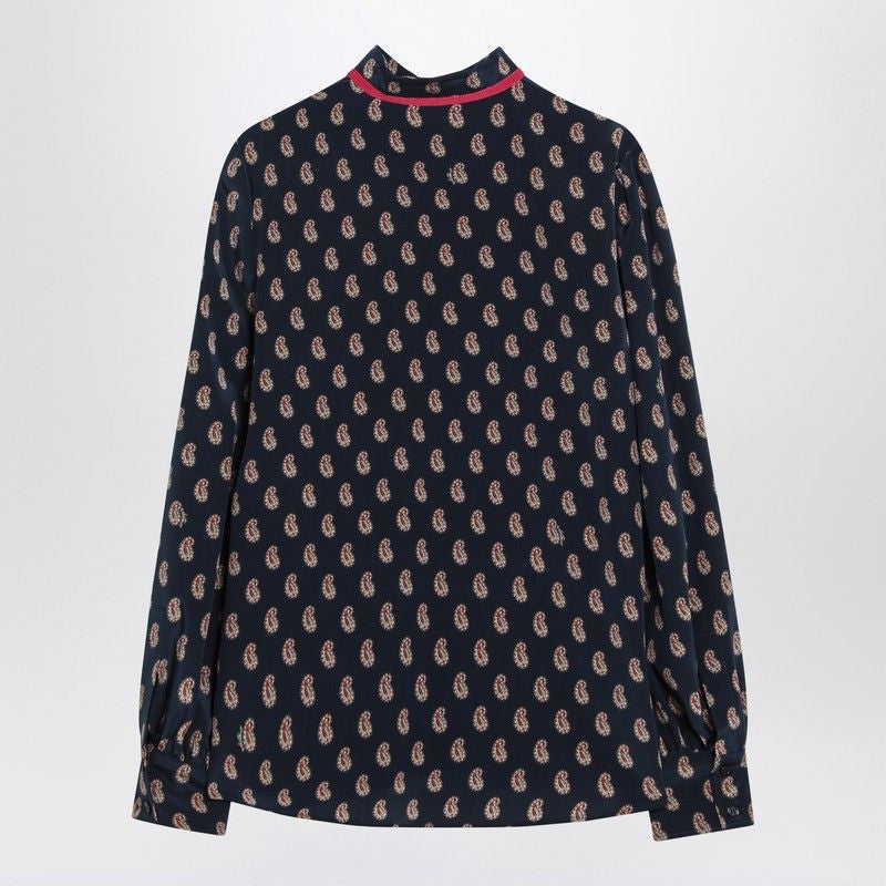 VALENTINO Silk Shirt with Paisley Print for Women