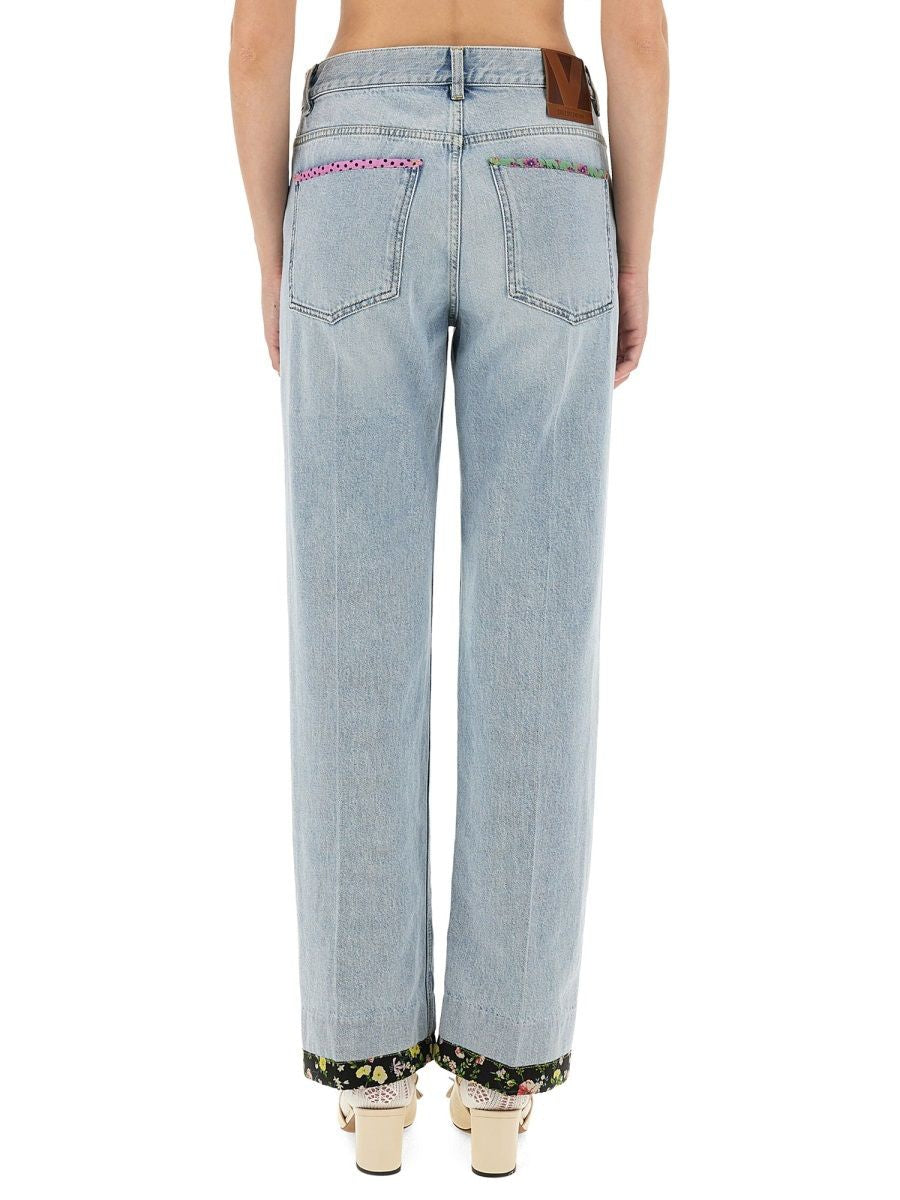 VALENTINO GARAVANI Essential Denim Trousers for Women