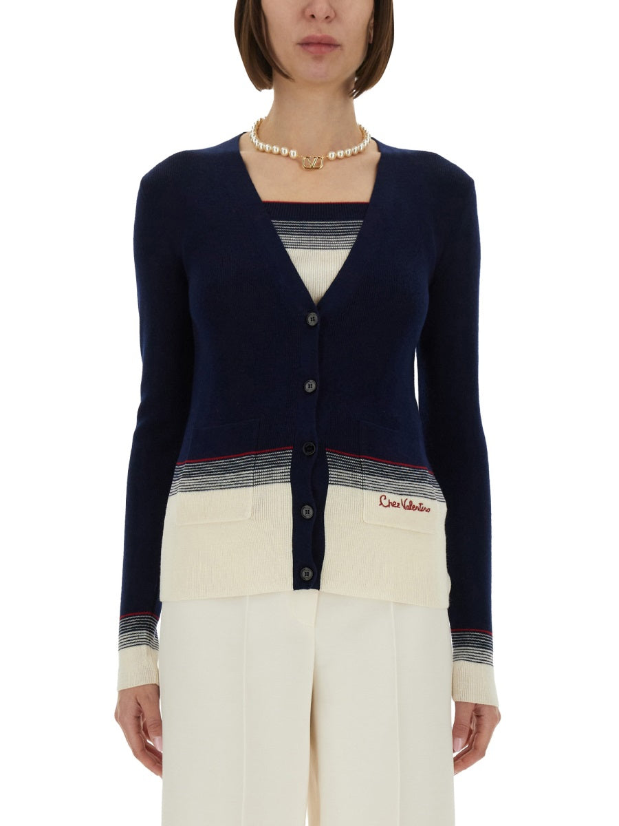 VALENTINO GARAVANI Wool Cardigan for Women - FW25 Collection