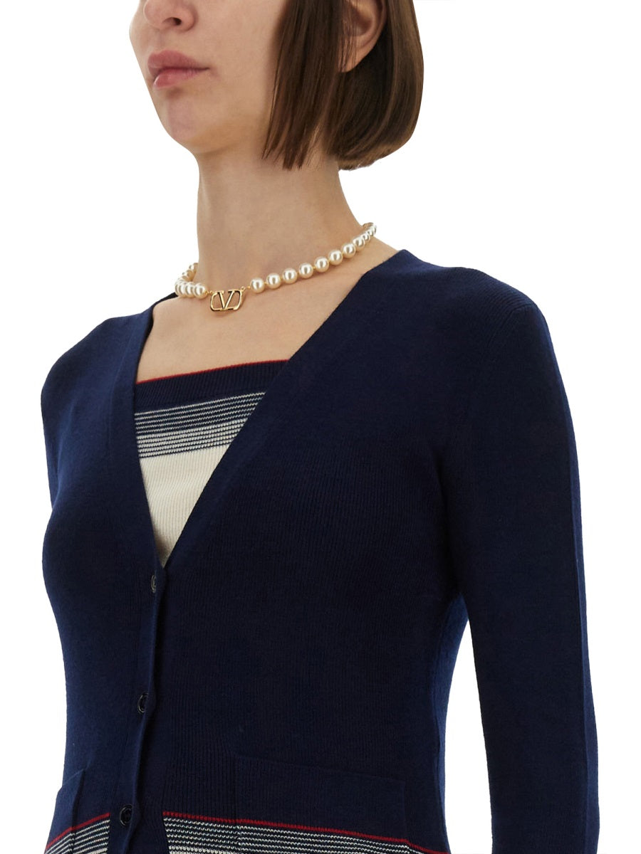 VALENTINO GARAVANI Wool Cardigan for Women - FW25 Collection