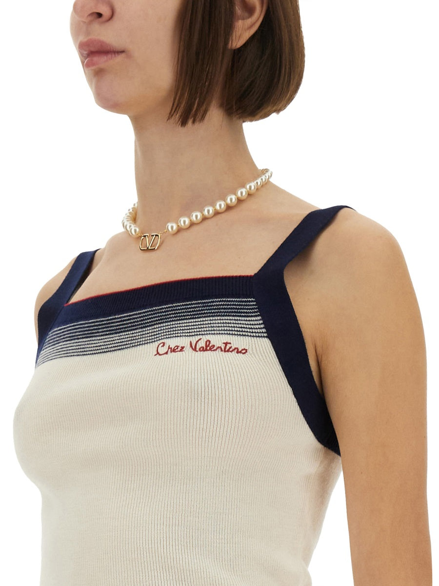 VALENTINO GARAVANI Wool Tank Sweater for Women - FW25 Collection