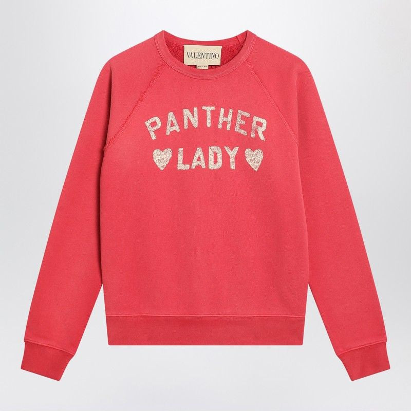 VALENTINO Vintage Effect Crew Neck Sweatshirt for Women