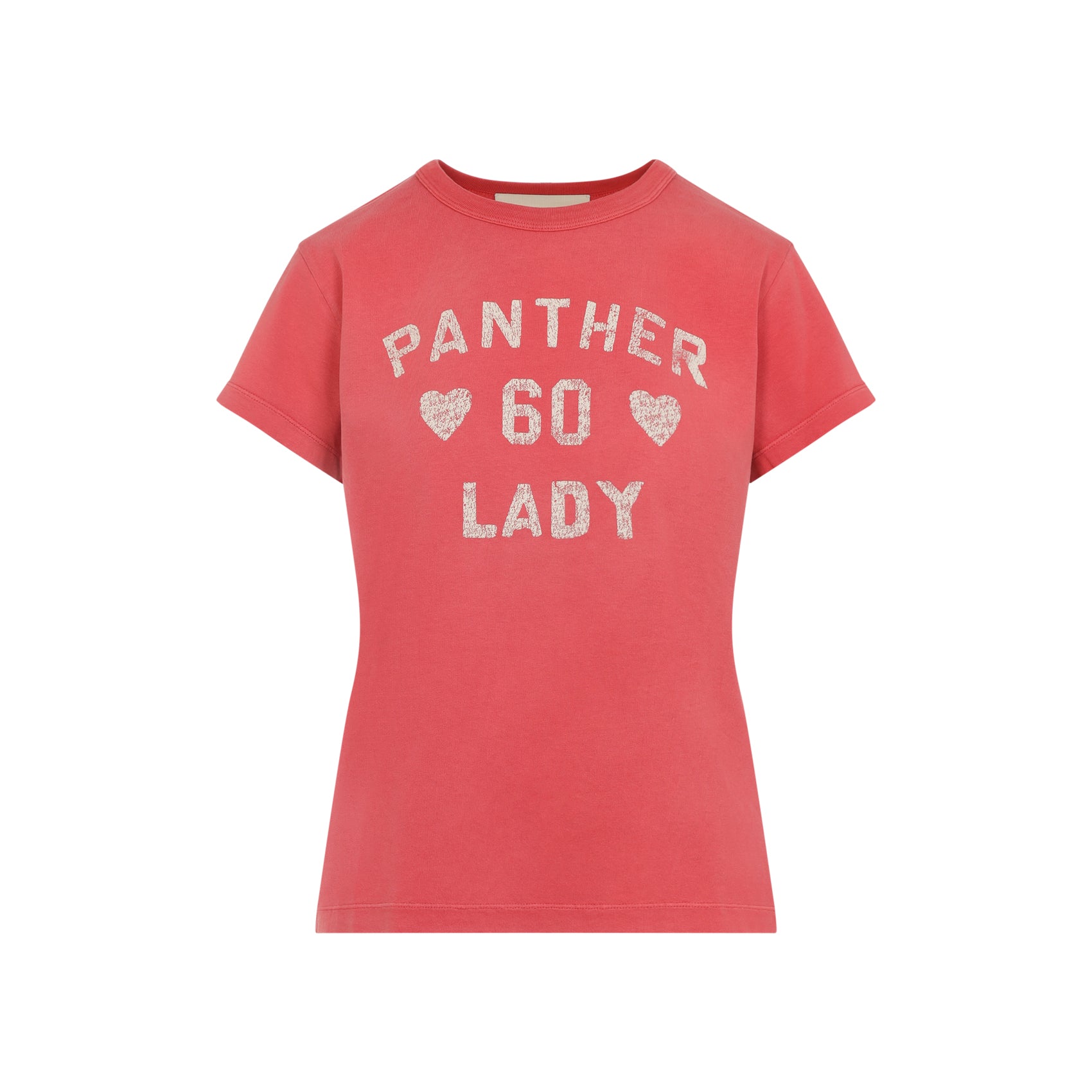 VALENTINO Vintage Effect T-Shirt with Embroidered Detail