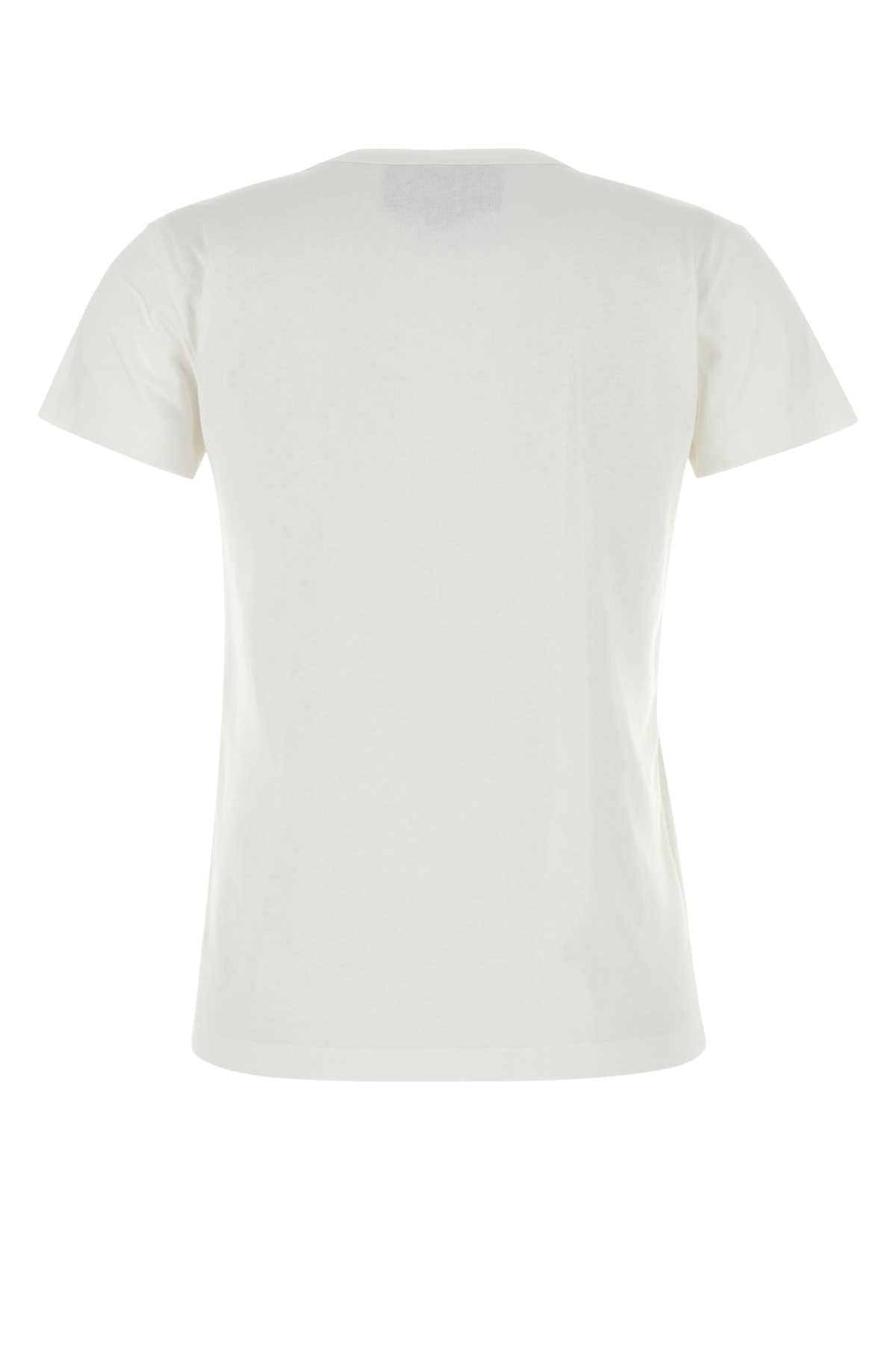 VALENTINO GARAVANI Silk T-Shirt with Embroidery for Women