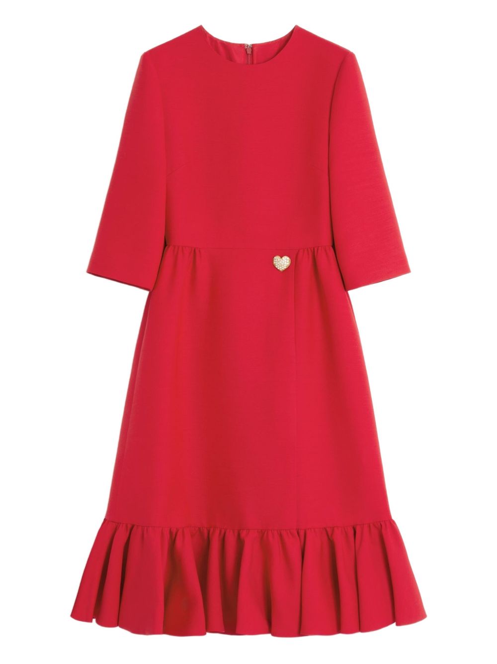 VALENTINO Chic Mini Dress with Heart Detail