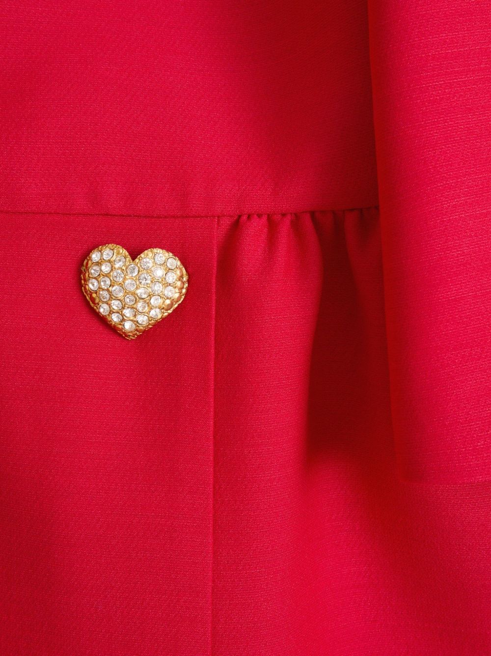 VALENTINO Chic Mini Dress with Heart Detail