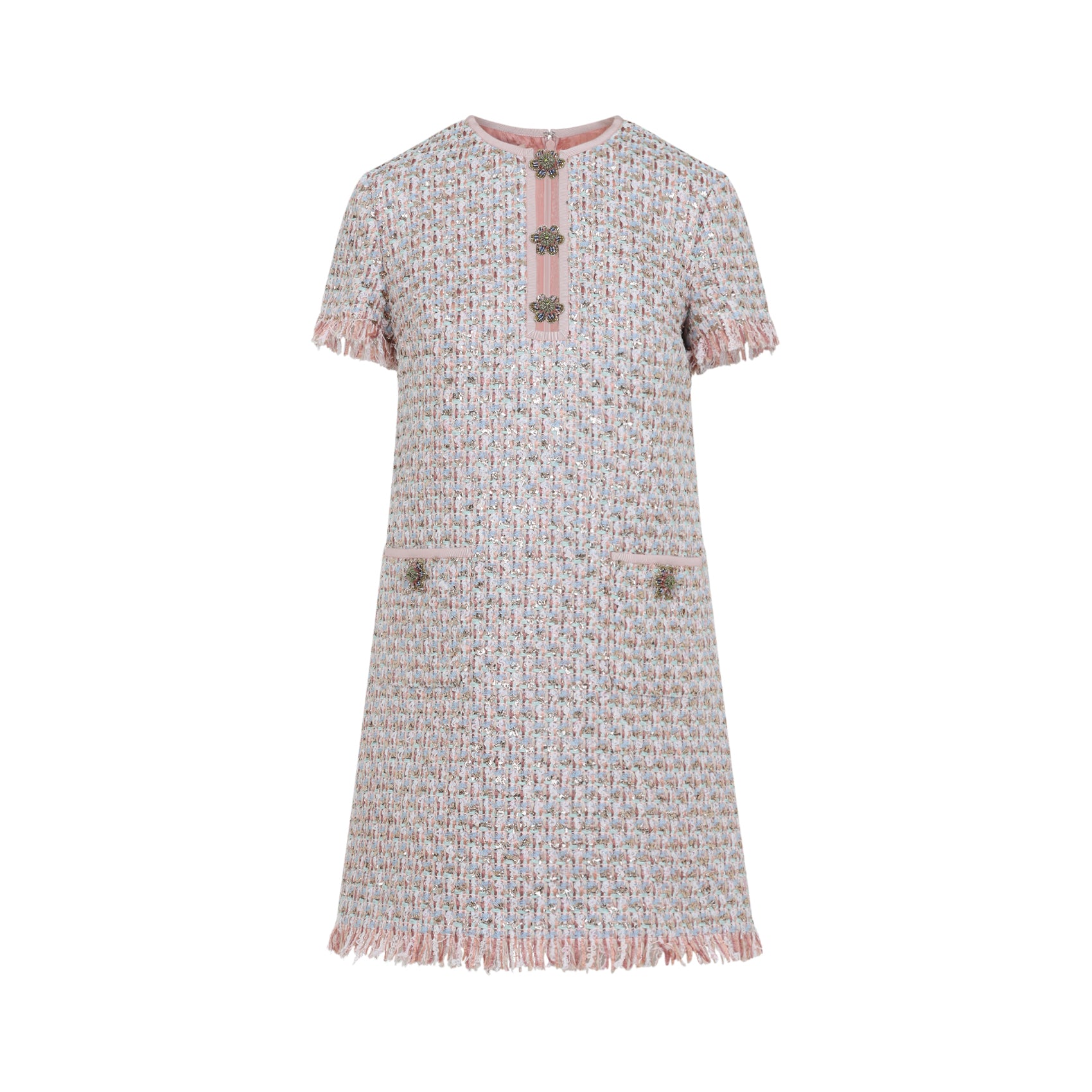 VALENTINO Embroidered Mini Dress