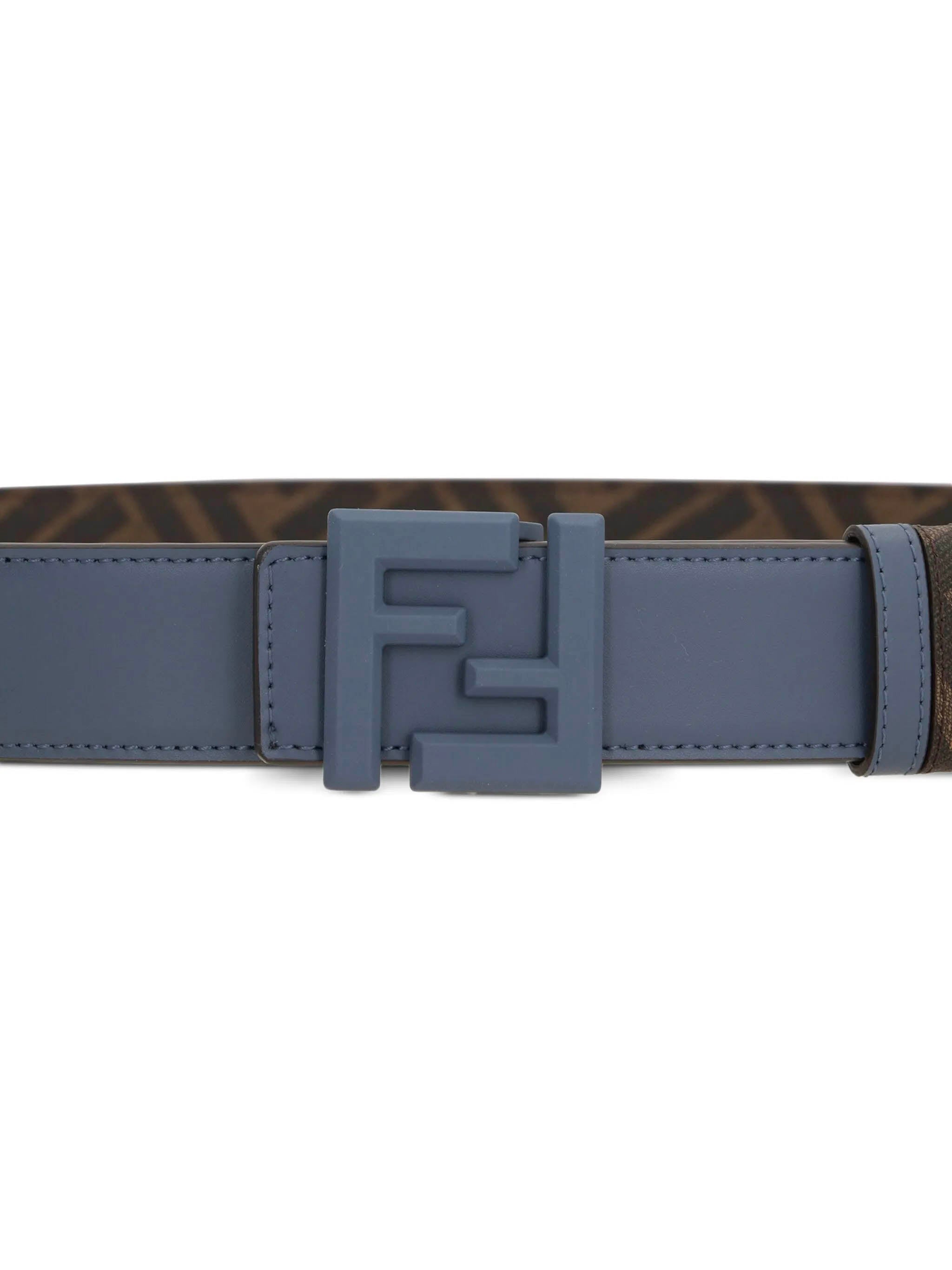 FENDI Squared FF Reversible Belt for Men