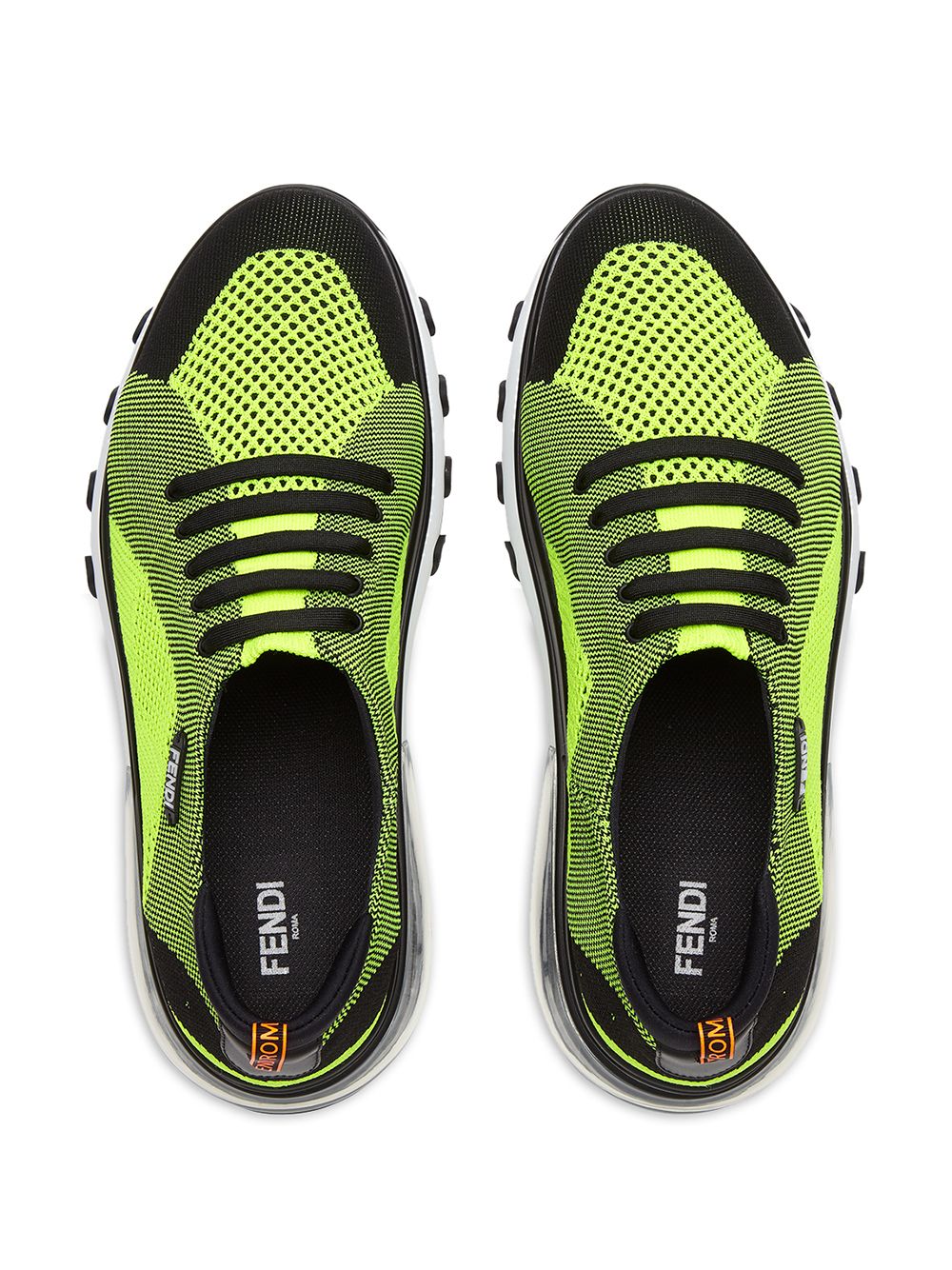 FENDI Men's Slip-On Mesh Sneakers