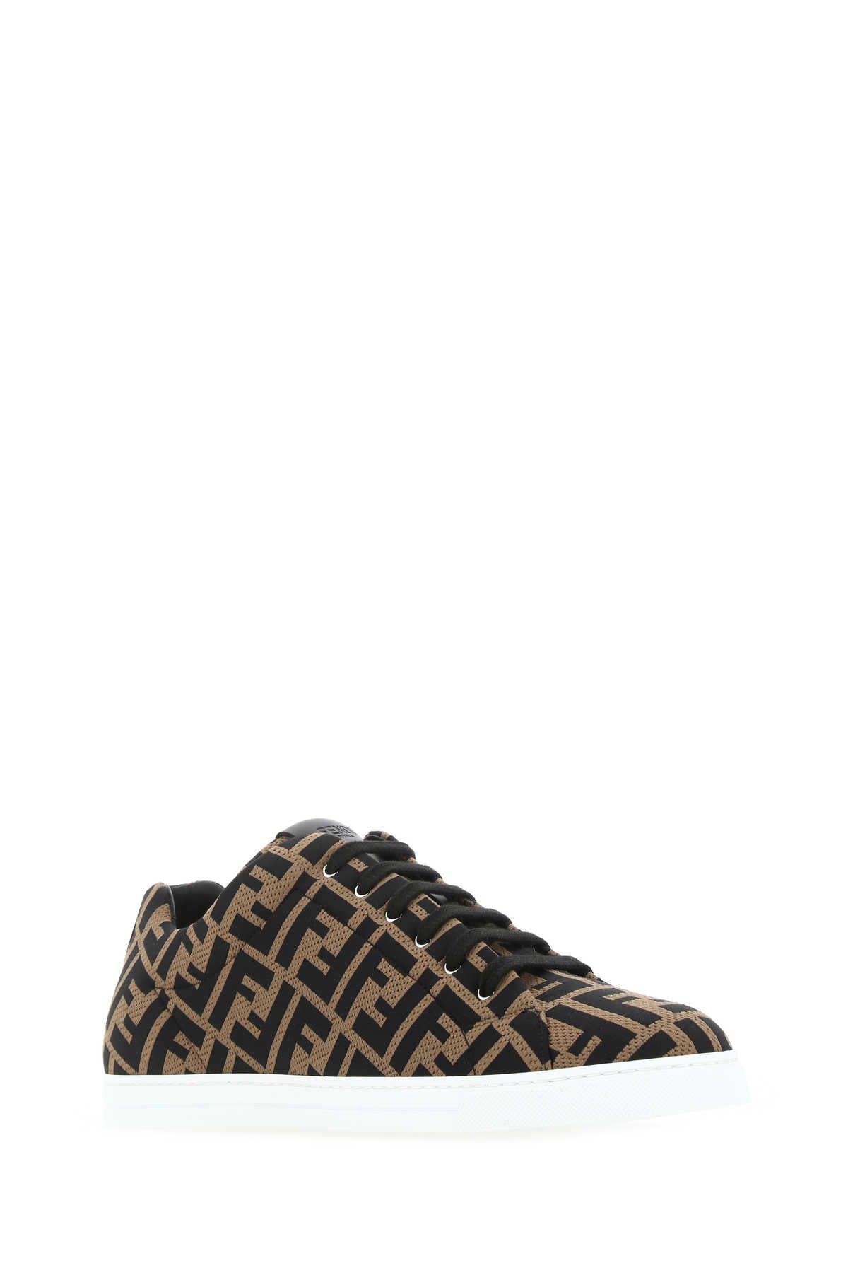 FENDI Embroidered Fabric Sneakers for Men