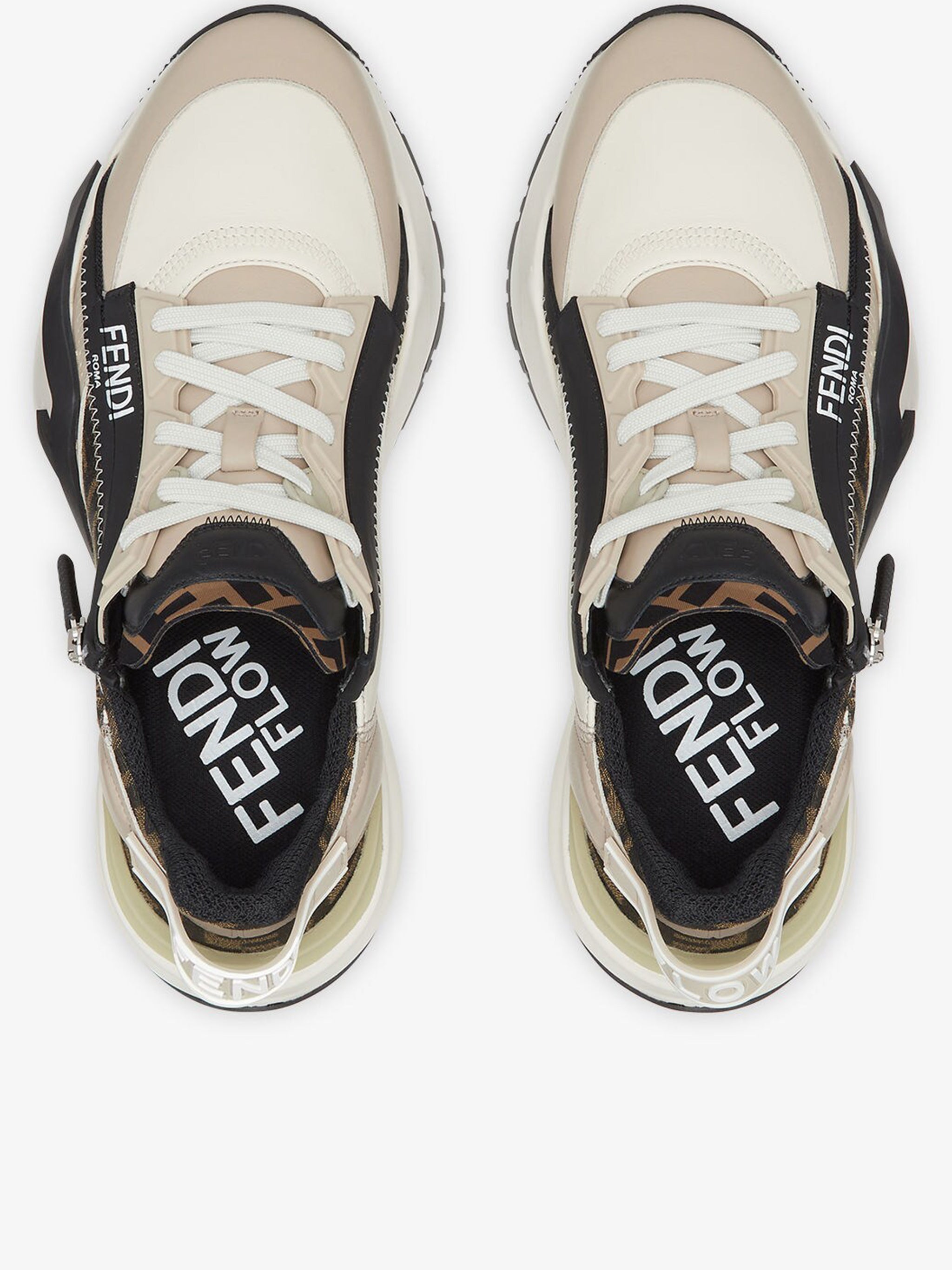 FENDI Luxury Leather Sneakers for Men - FW25 Edition
