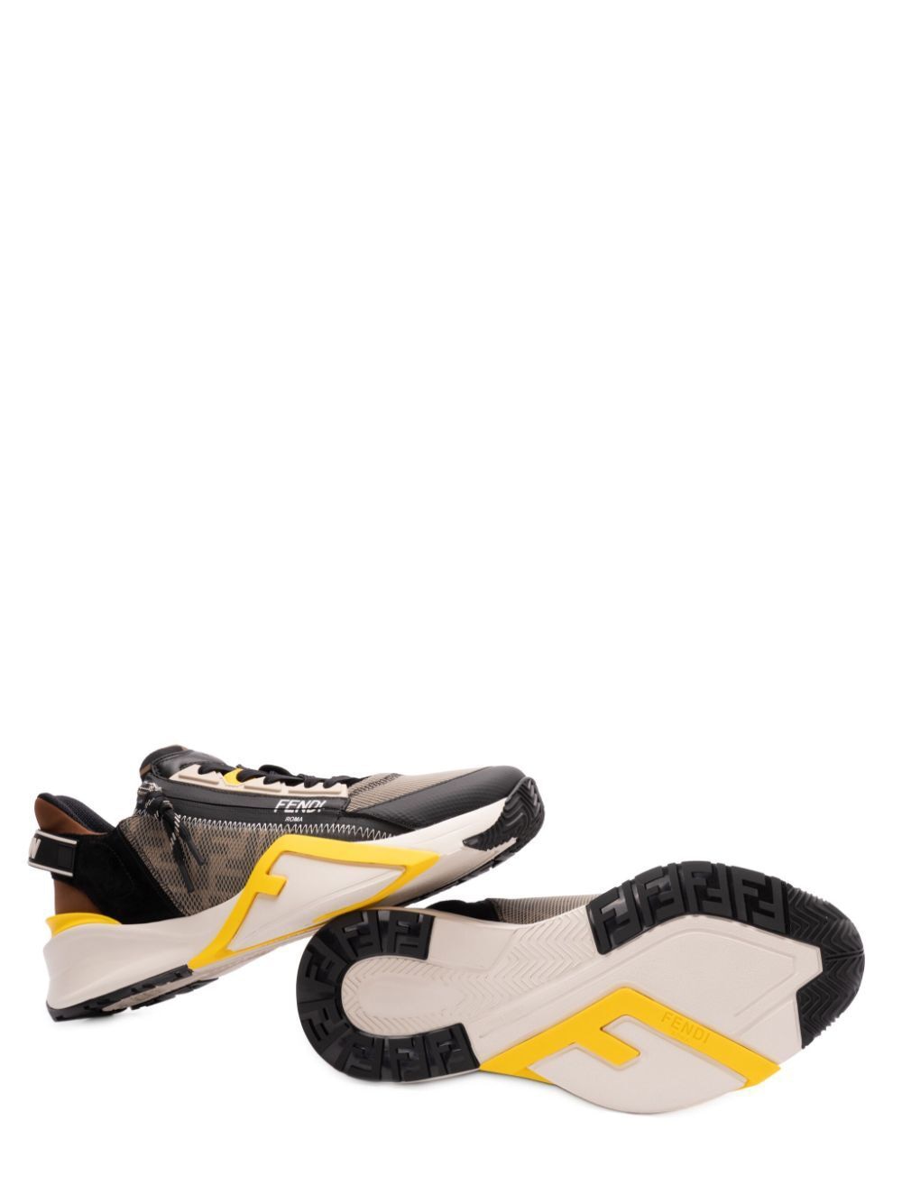 FENDI Lycra and Leather Slip-On Sneaker for Men